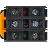 Кнопка с подсветкой IEK MASTER MI-BT60-11D-33-12-K07